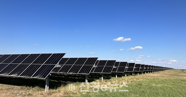 중부발전 미 텍사스 콘초밸리 태양광 사업부지 전경. (사진=중부발전 제공)