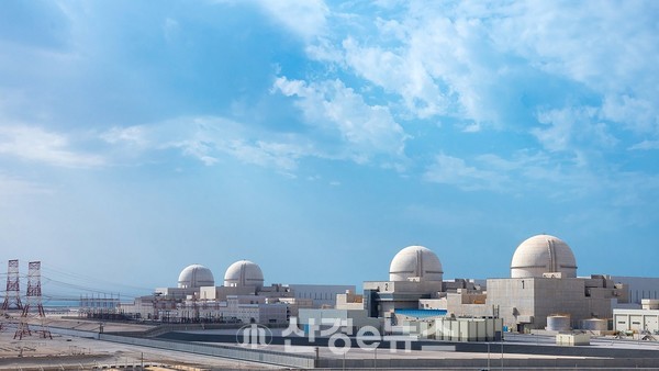 중동지역 최대 전력원인 UAE 바라카 원전 1~4호기 전경. (사진=한전 제공)
